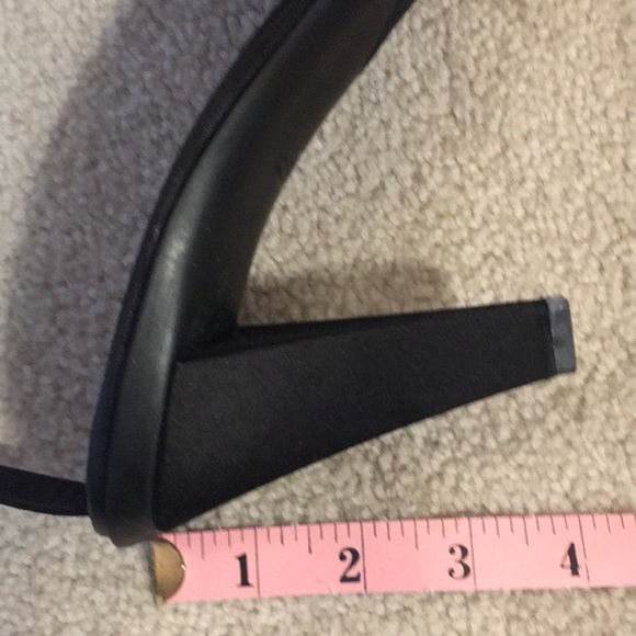 Tod’s Black Satin Ritz Ankle Strap Sandals Heels - Picture 10 of 16